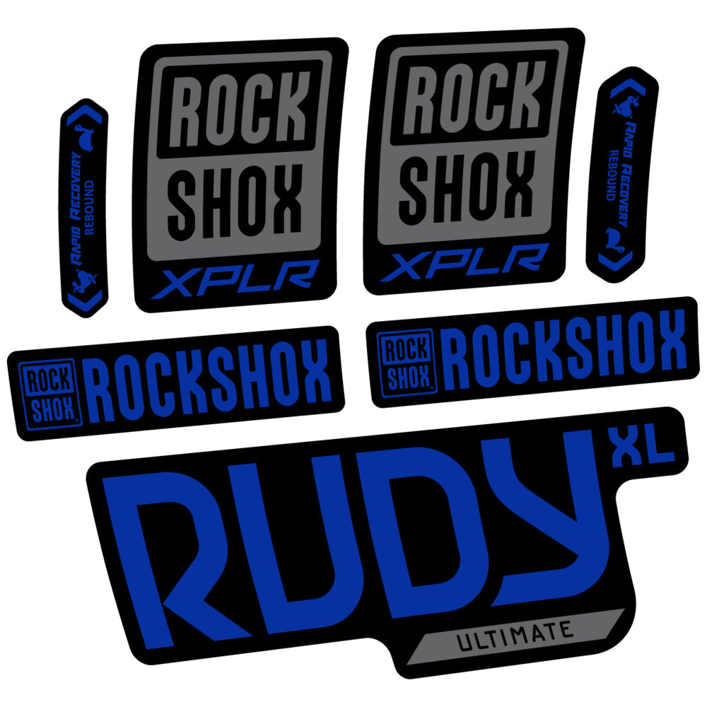 Stickers RockShox Rudy XL Ultimate 2026 compatibles - Autocollants fourche VTT