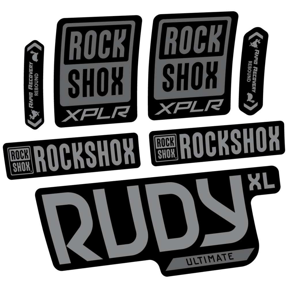 Stickers RockShox Rudy XL Ultimate 2026 compatibles - Autocollants fourche VTT