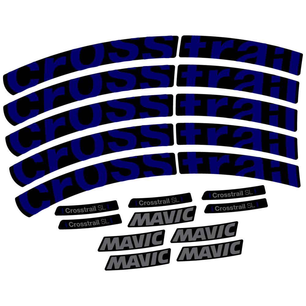 Stickers Compatible Decal Mavic Crosstrail SL 2025 compatibles - Autocollants roue vélo VTT