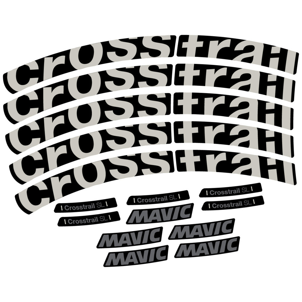 Stickers Compatible Decal Mavic Crosstrail SL 2025 compatibles - Autocollants roue vélo VTT