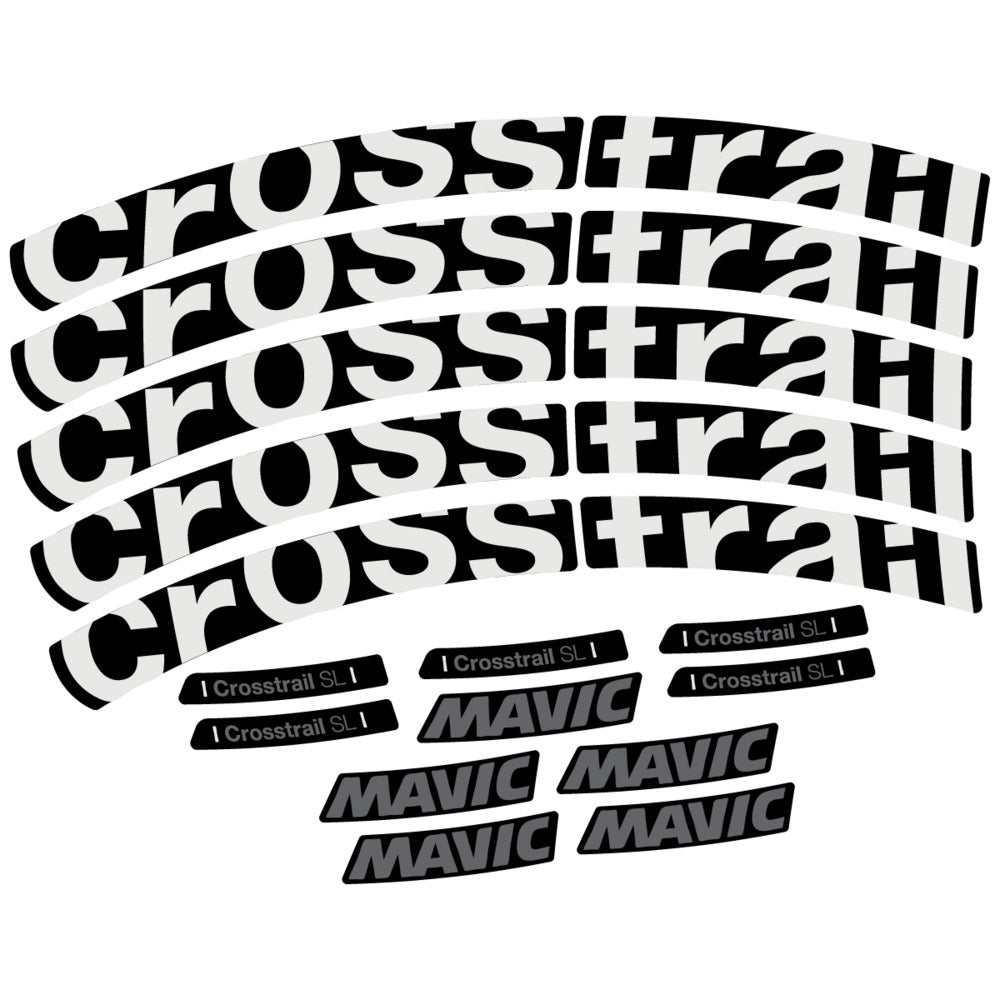 Stickers Compatible Decal Mavic Crosstrail SL 2025 compatibles - Autocollants roue vélo VTT