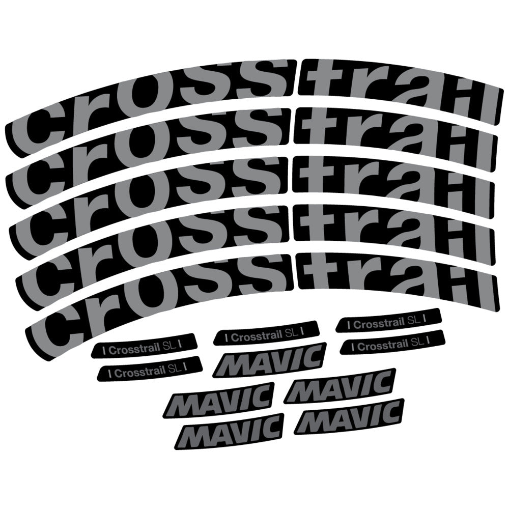 Stickers Compatible Decal Mavic Crosstrail SL 2025 compatibles - Autocollants roue vélo VTT
