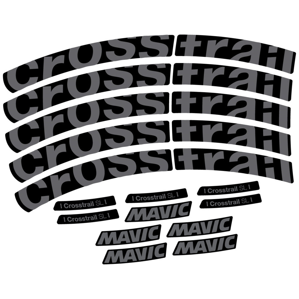 Stickers Compatible Decal Mavic Crosstrail SL 2025 compatibles - Autocollants roue vélo VTT