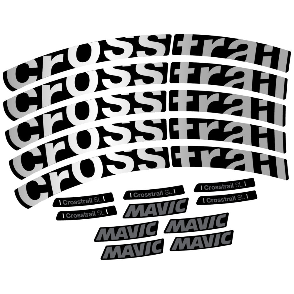 Stickers Compatible Decal Mavic Crosstrail SL 2025 compatibles - Autocollants roue vélo VTT