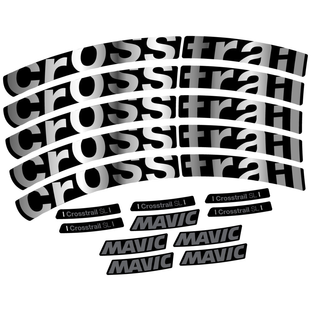 Stickers Compatible Decal Mavic Crosstrail SL 2025 compatibles - Autocollants roue vélo VTT