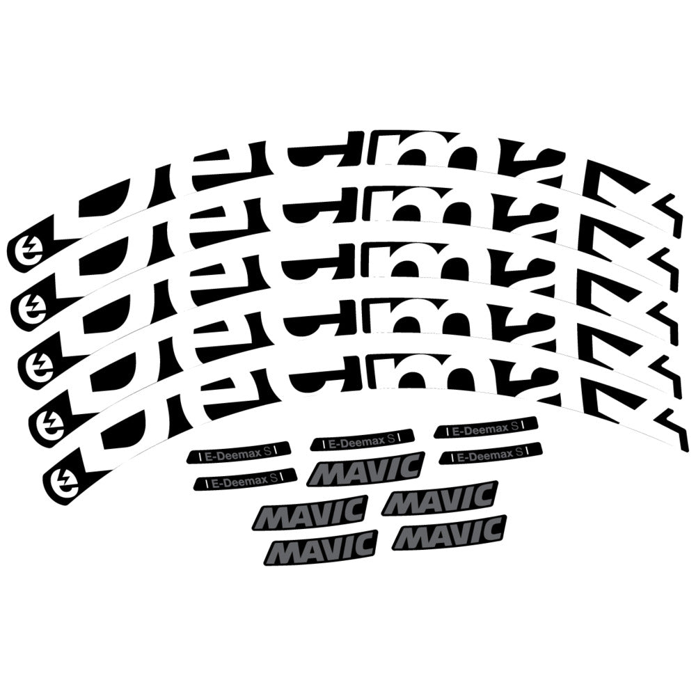 Stickers Compatible Decal Mavic E-Deemax S 2025 compatibles - Autocollants roue vélo VTT