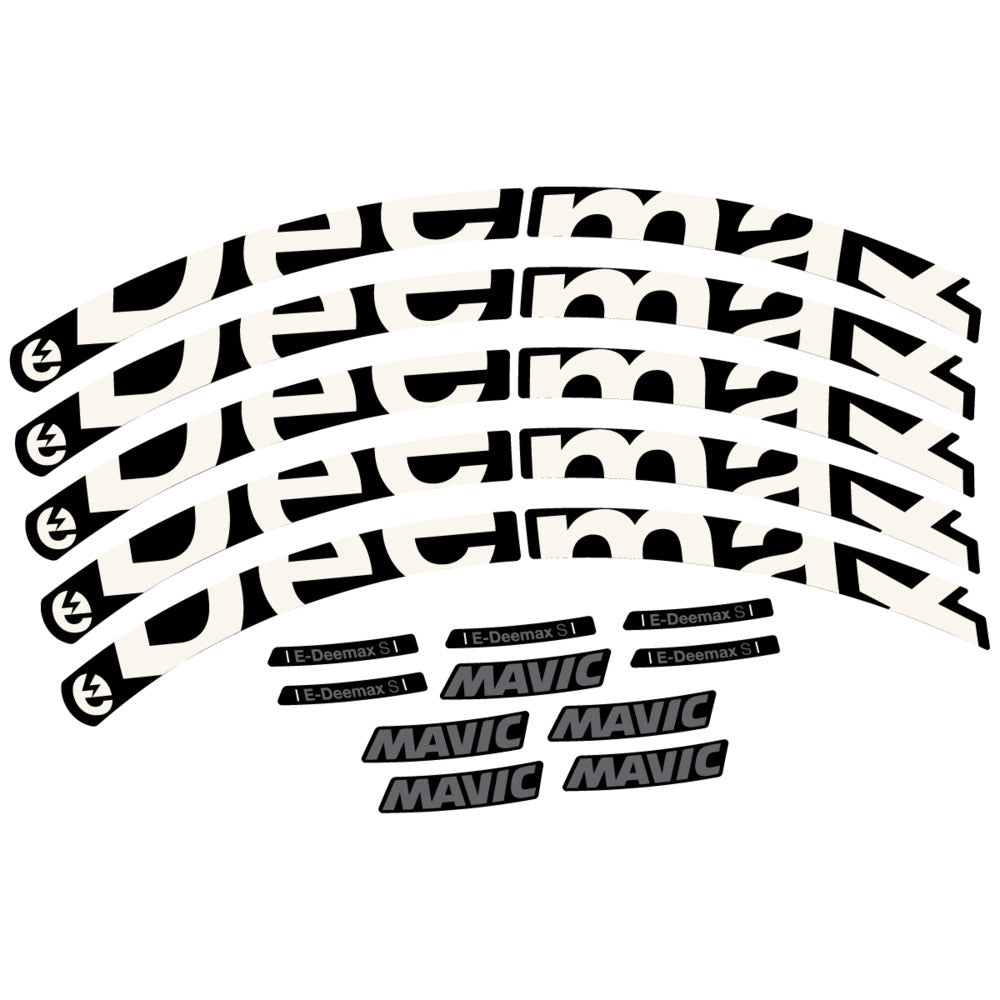 Stickers Compatible Decal Mavic E-Deemax S 2025 compatibles - Autocollants roue vélo VTT