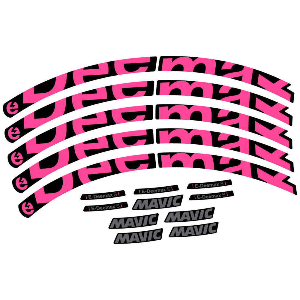 Stickers Compatible Decal Mavic E-Deemax S 2025 compatibles - Autocollants roue vélo VTT