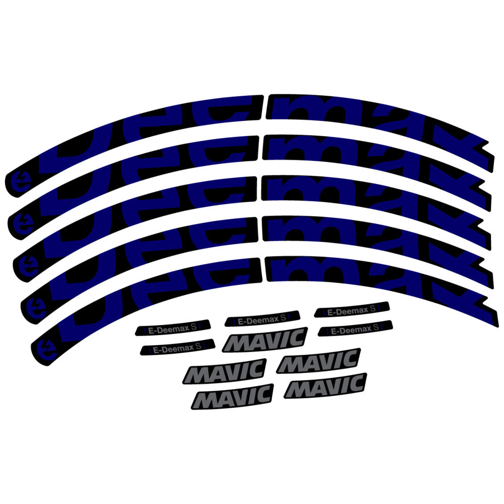 Stickers Compatible Decal Mavic E-Deemax S 2025 compatibles - Autocollants roue vélo VTT