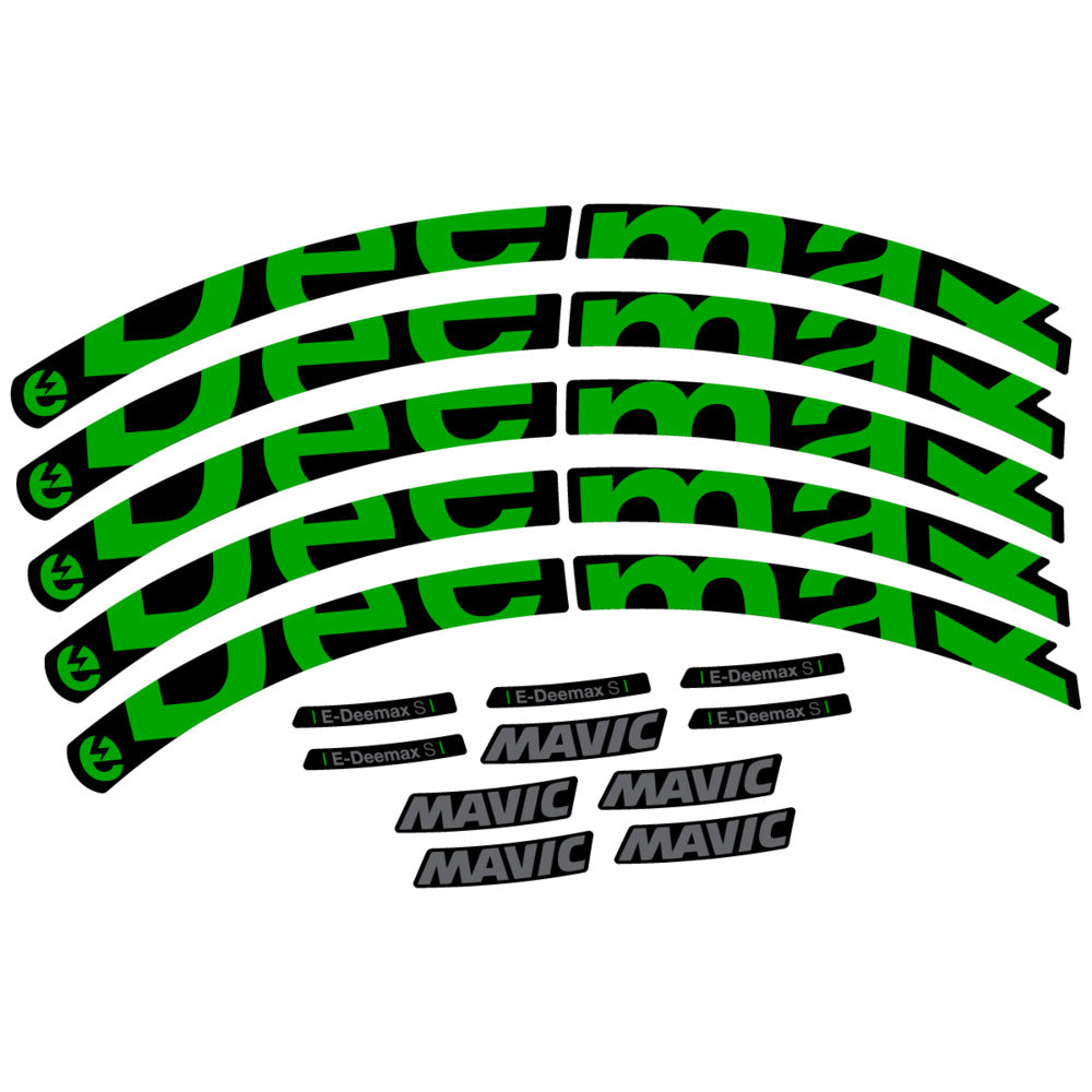 Stickers Compatible Decal Mavic E-Deemax S 2025 compatibles - Autocollants roue vélo VTT