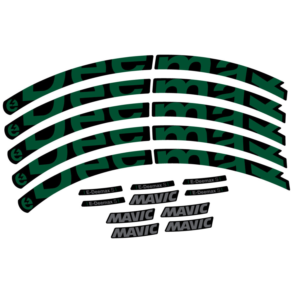 Stickers Compatible Decal Mavic E-Deemax S 2025 compatibles - Autocollants roue vélo VTT