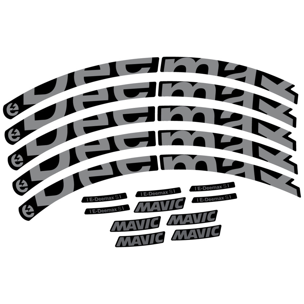 Stickers Compatible Decal Mavic E-Deemax S 2025 compatibles - Autocollants roue vélo VTT