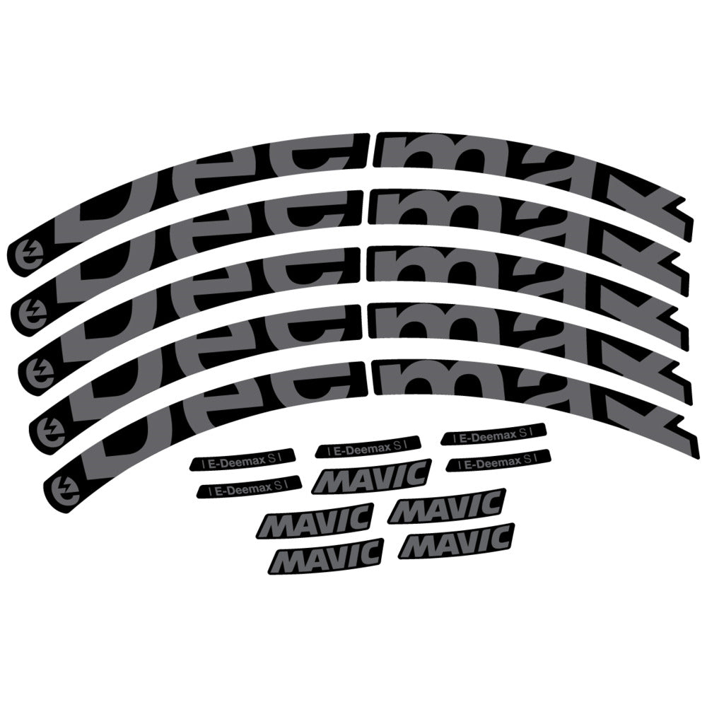 Stickers Compatible Decal Mavic E-Deemax S 2025 compatibles - Autocollants roue vélo VTT