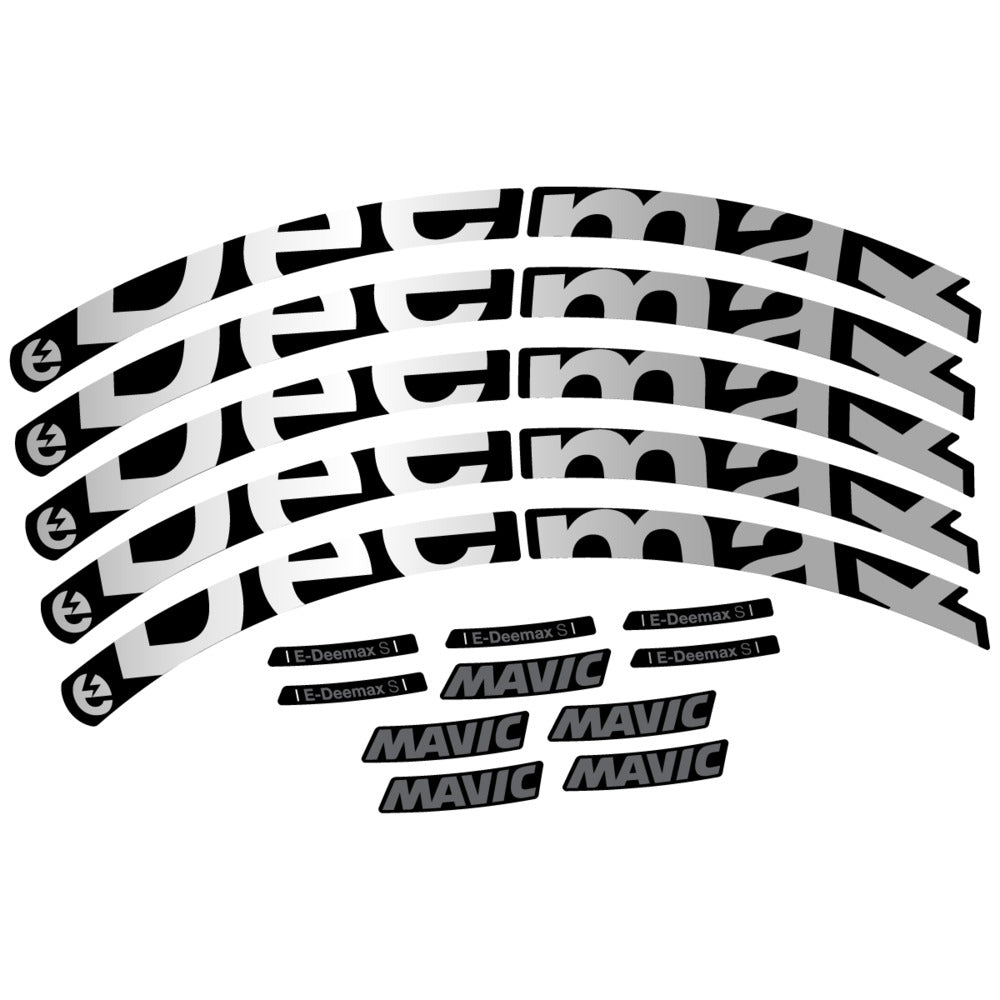 Stickers Compatible Decal Mavic E-Deemax S 2025 compatibles - Autocollants roue vélo VTT