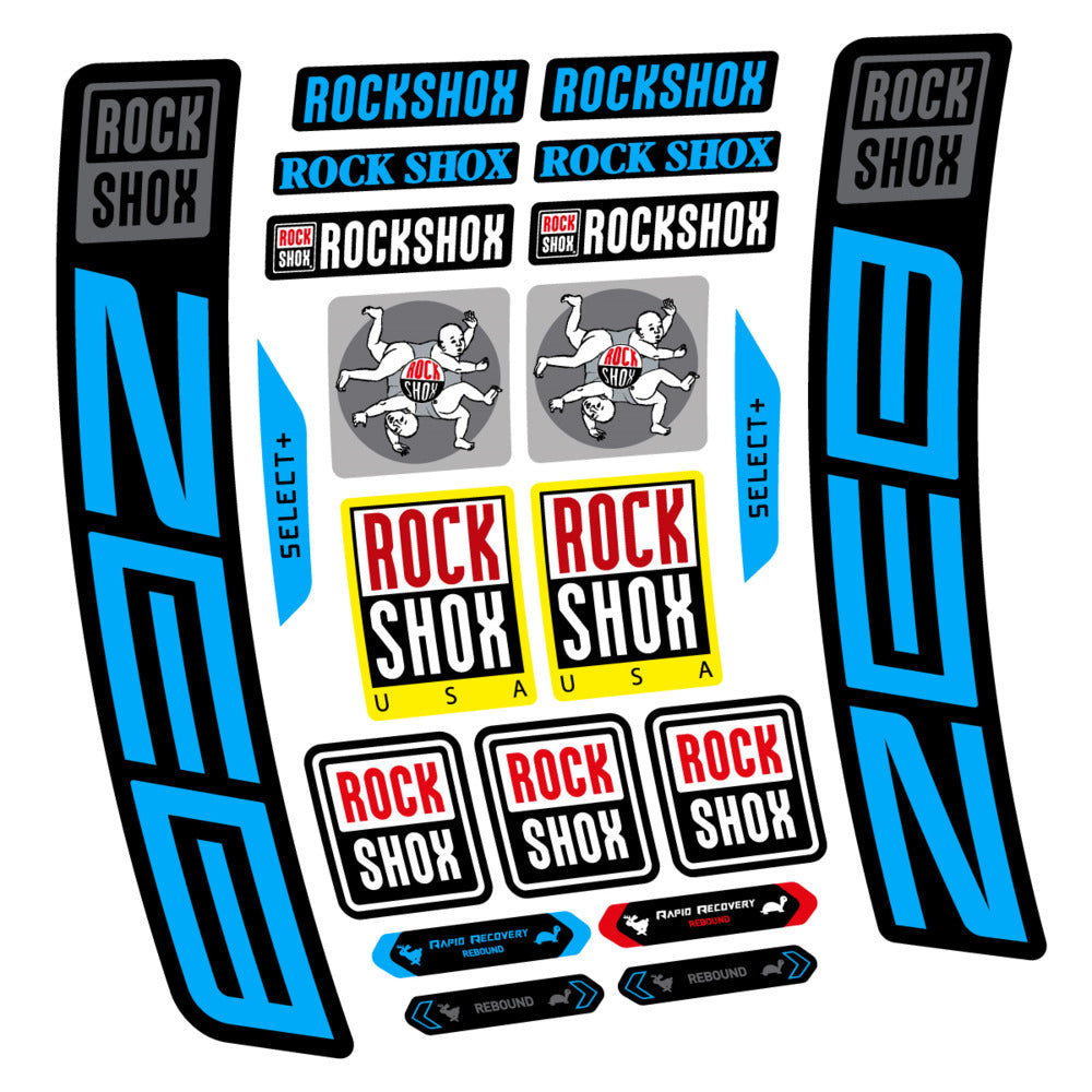 Stickers RockShox ZEB Select 2027 compatibles - Autocollants fourche VTT