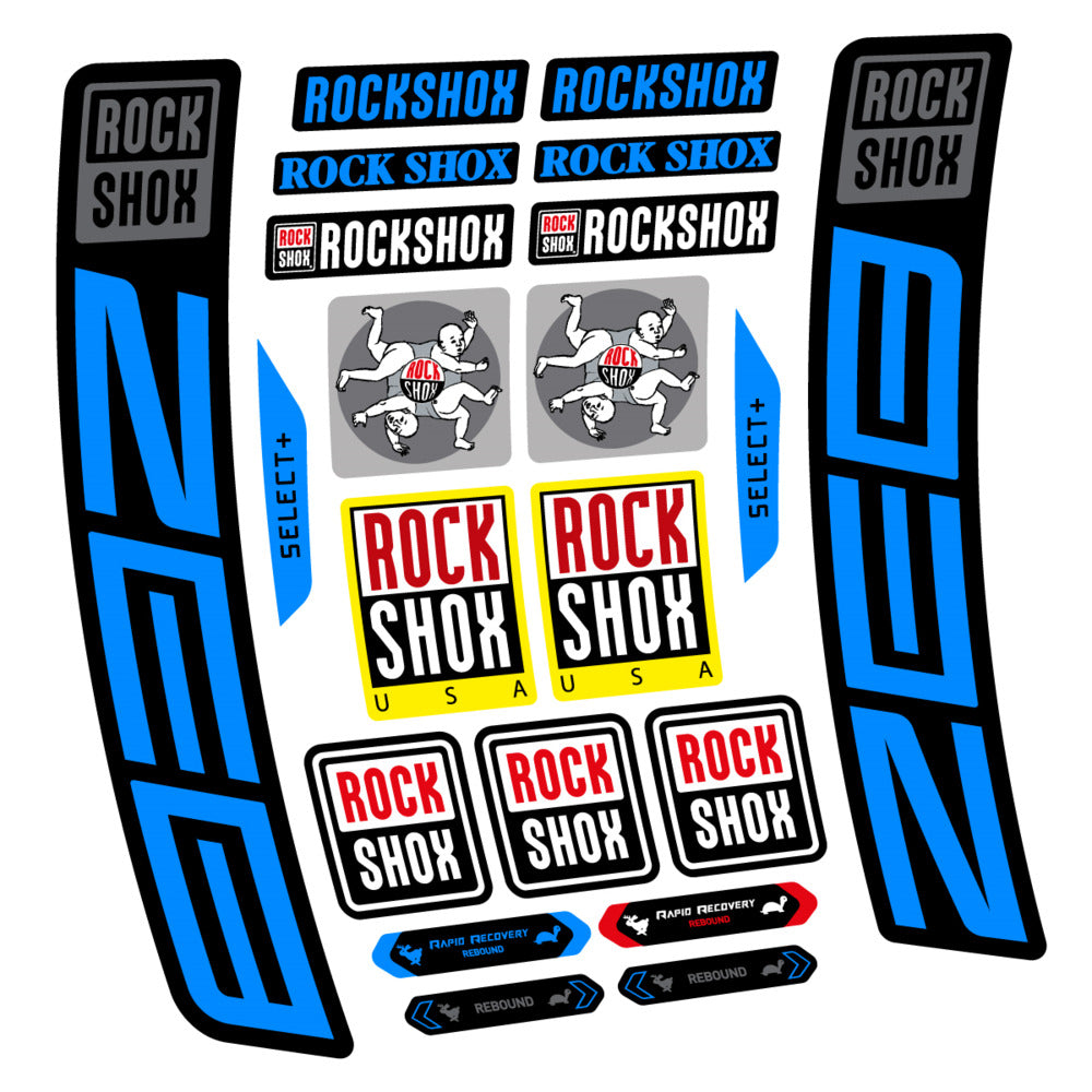 Stickers RockShox ZEB Select 2027 compatibles - Autocollants fourche VTT