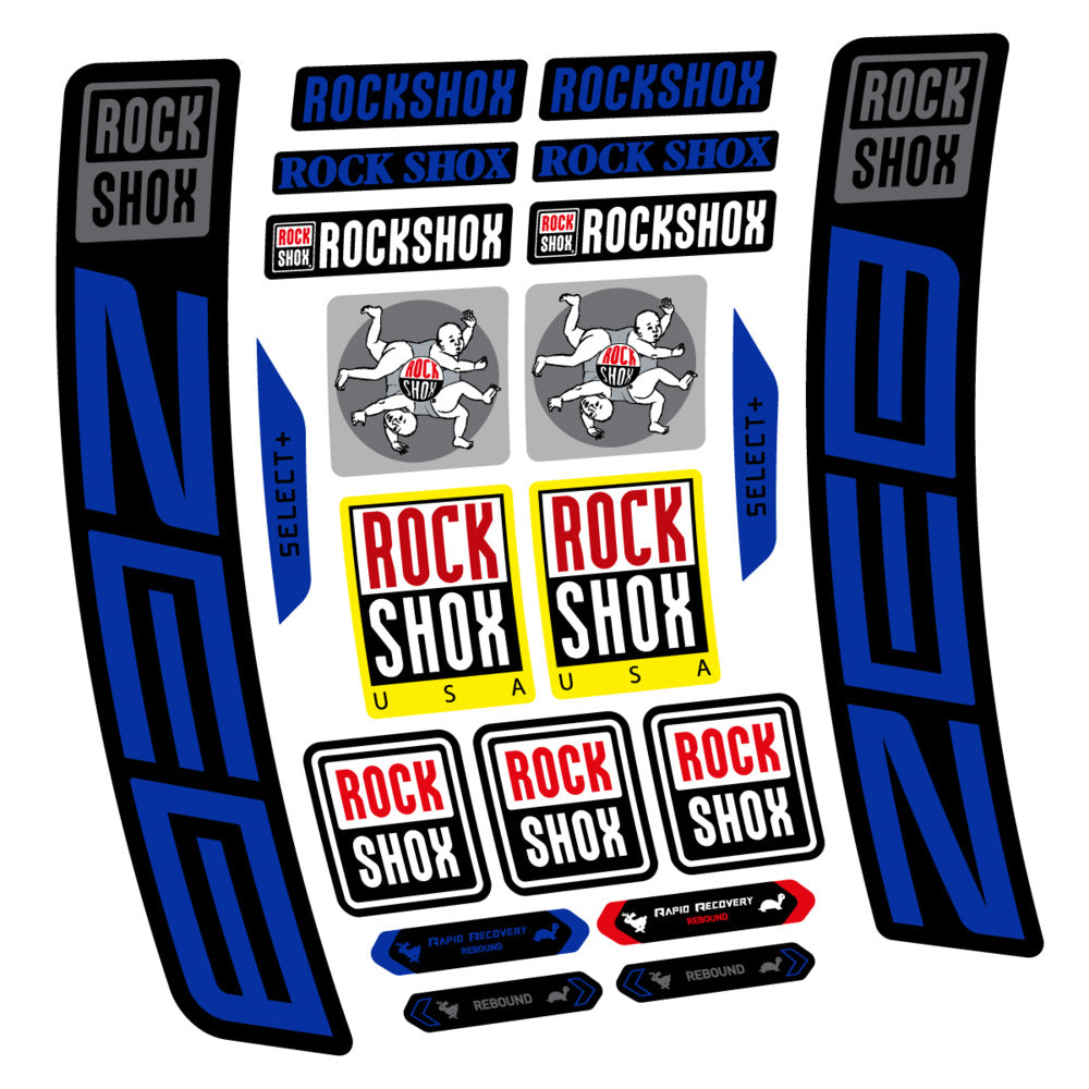 Stickers RockShox ZEB Select 2027 compatibles - Autocollants fourche VTT
