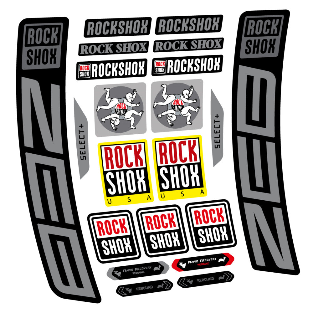 Stickers RockShox ZEB Select 2027 compatibles - Autocollants fourche VTT