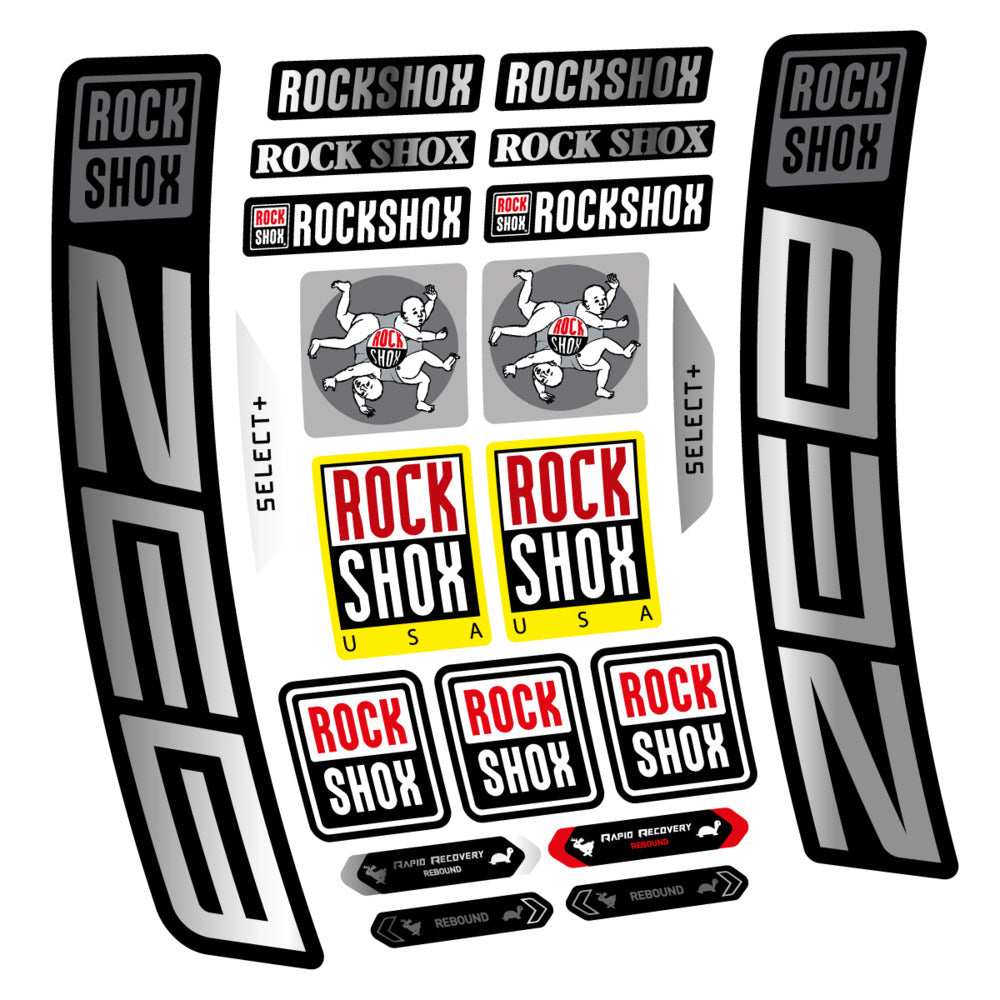 Stickers RockShox ZEB Select 2027 compatibles - Autocollants fourche VTT