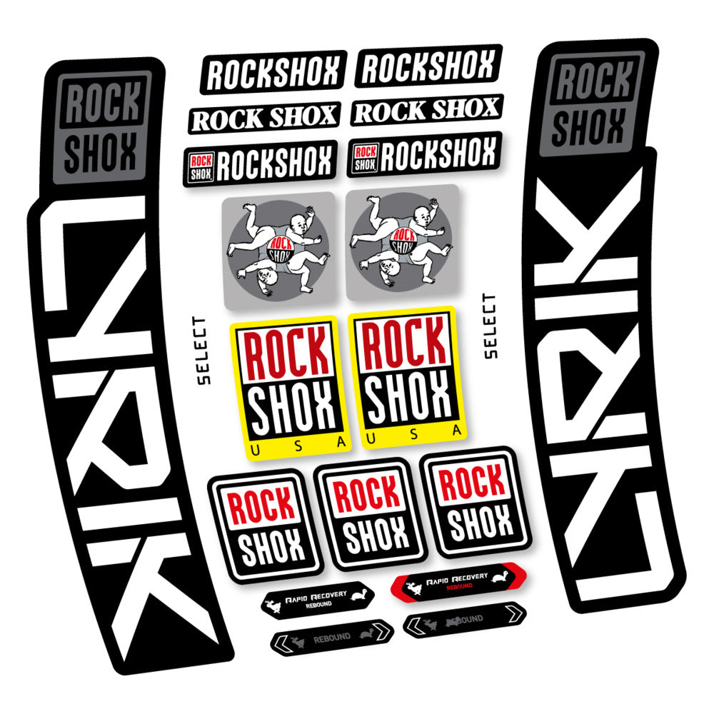 Stickers RockShox Lyrik Select 2027 compatibles - Autocollants fourche VTT