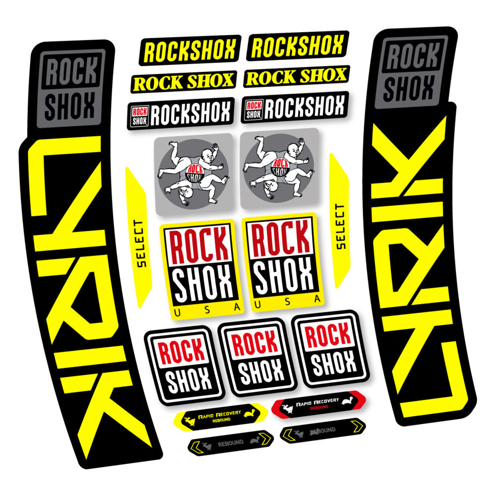 Stickers RockShox Lyrik Select 2027 compatibles - Autocollants fourche VTT
