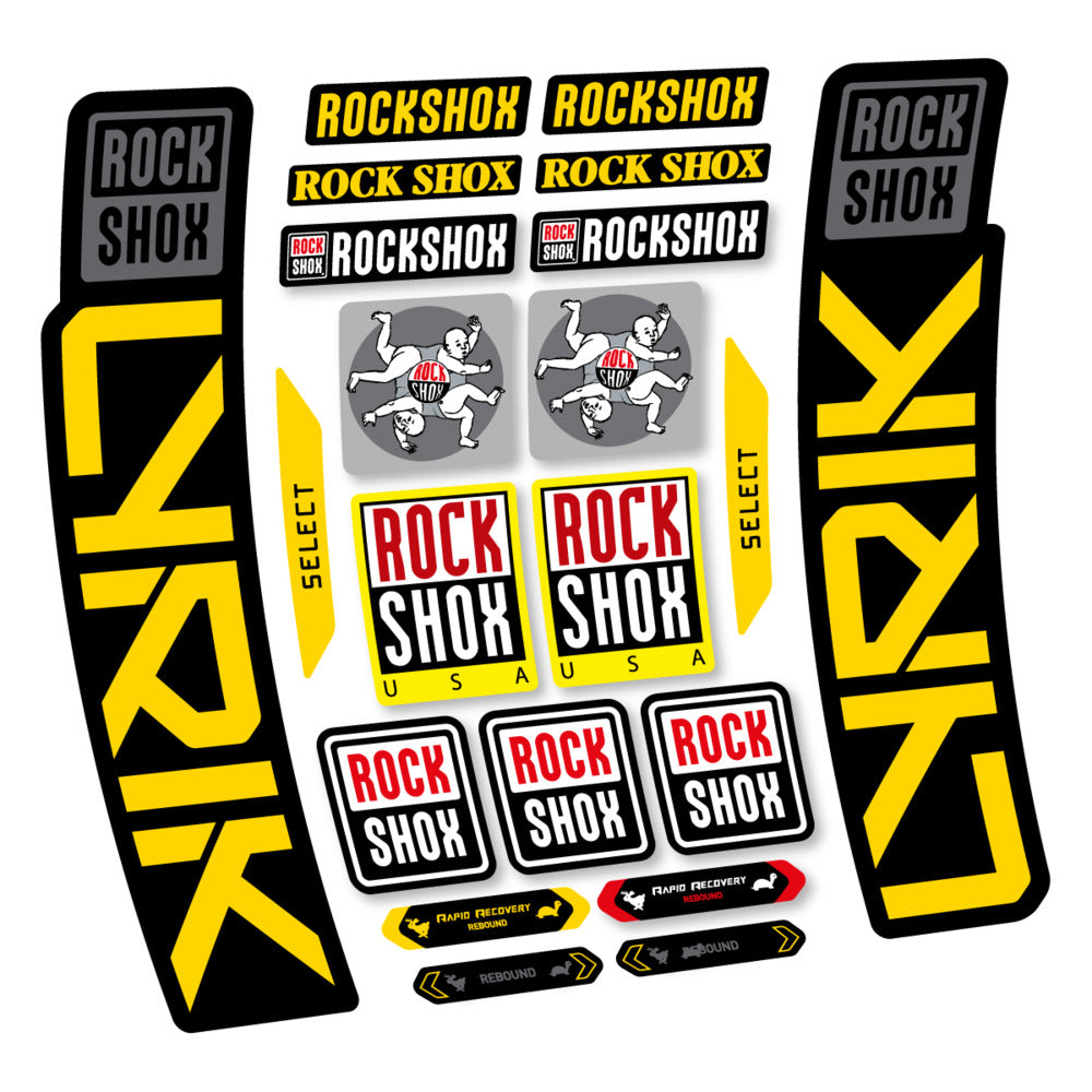 Stickers RockShox Lyrik Select 2027 compatibles - Autocollants fourche VTT