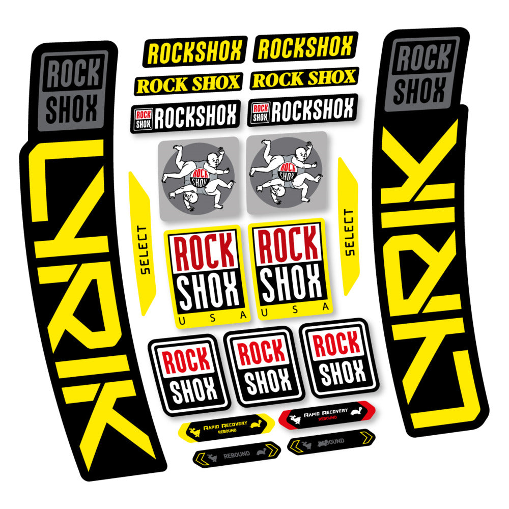 Stickers RockShox Lyrik Select 2027 compatibles - Autocollants fourche VTT