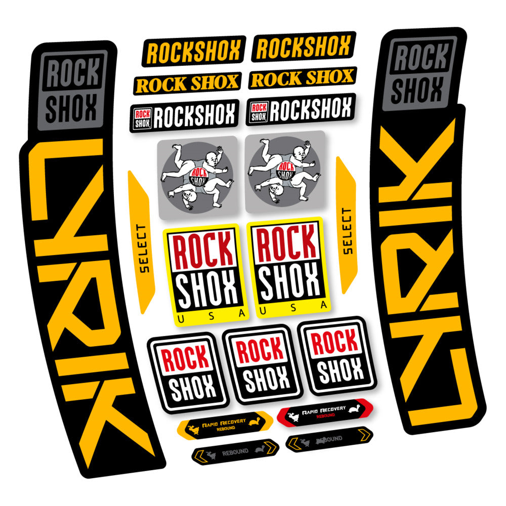 Stickers RockShox Lyrik Select 2027 compatibles - Autocollants fourche VTT