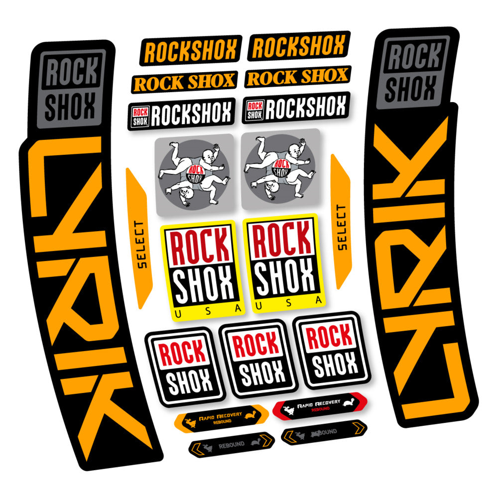 Stickers RockShox Lyrik Select 2027 compatibles - Autocollants fourche VTT