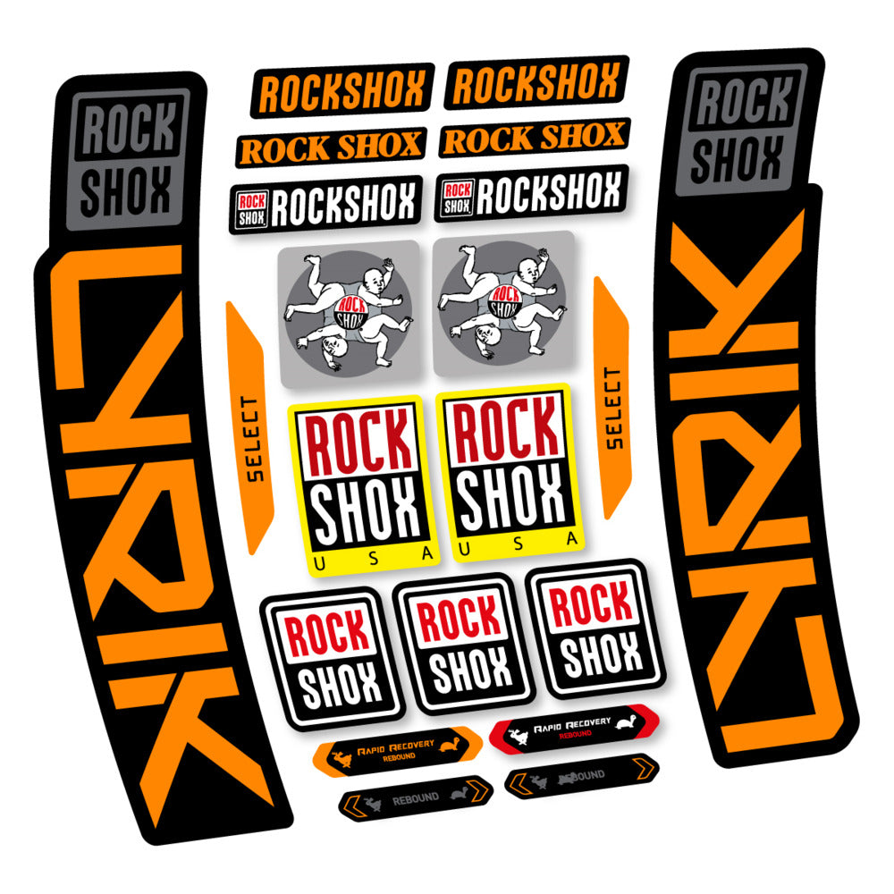 Stickers RockShox Lyrik Select 2027 compatibles - Autocollants fourche VTT
