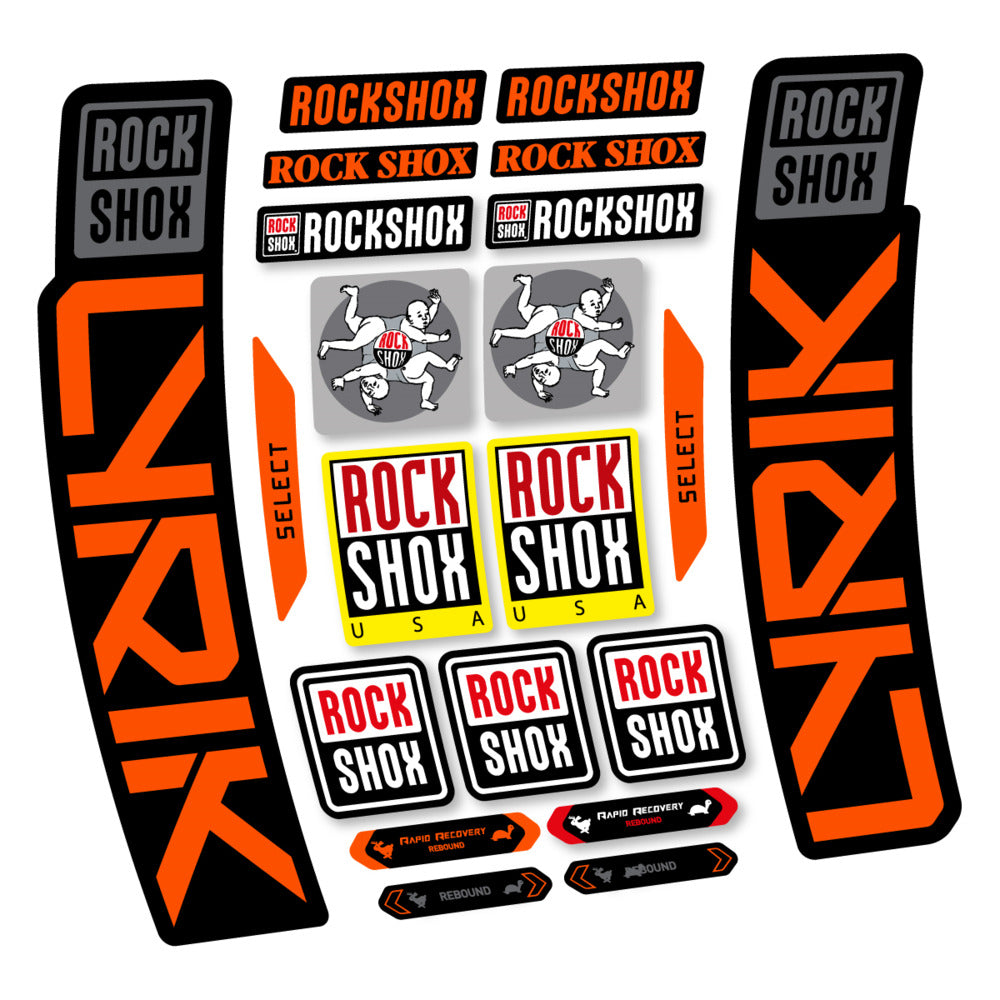 Stickers RockShox Lyrik Select 2027 compatibles - Autocollants fourche VTT