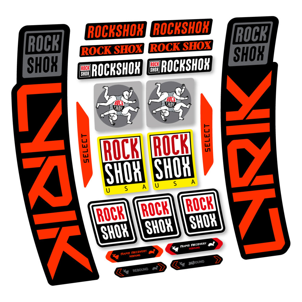 Stickers RockShox Lyrik Select 2027 compatibles - Autocollants fourche VTT