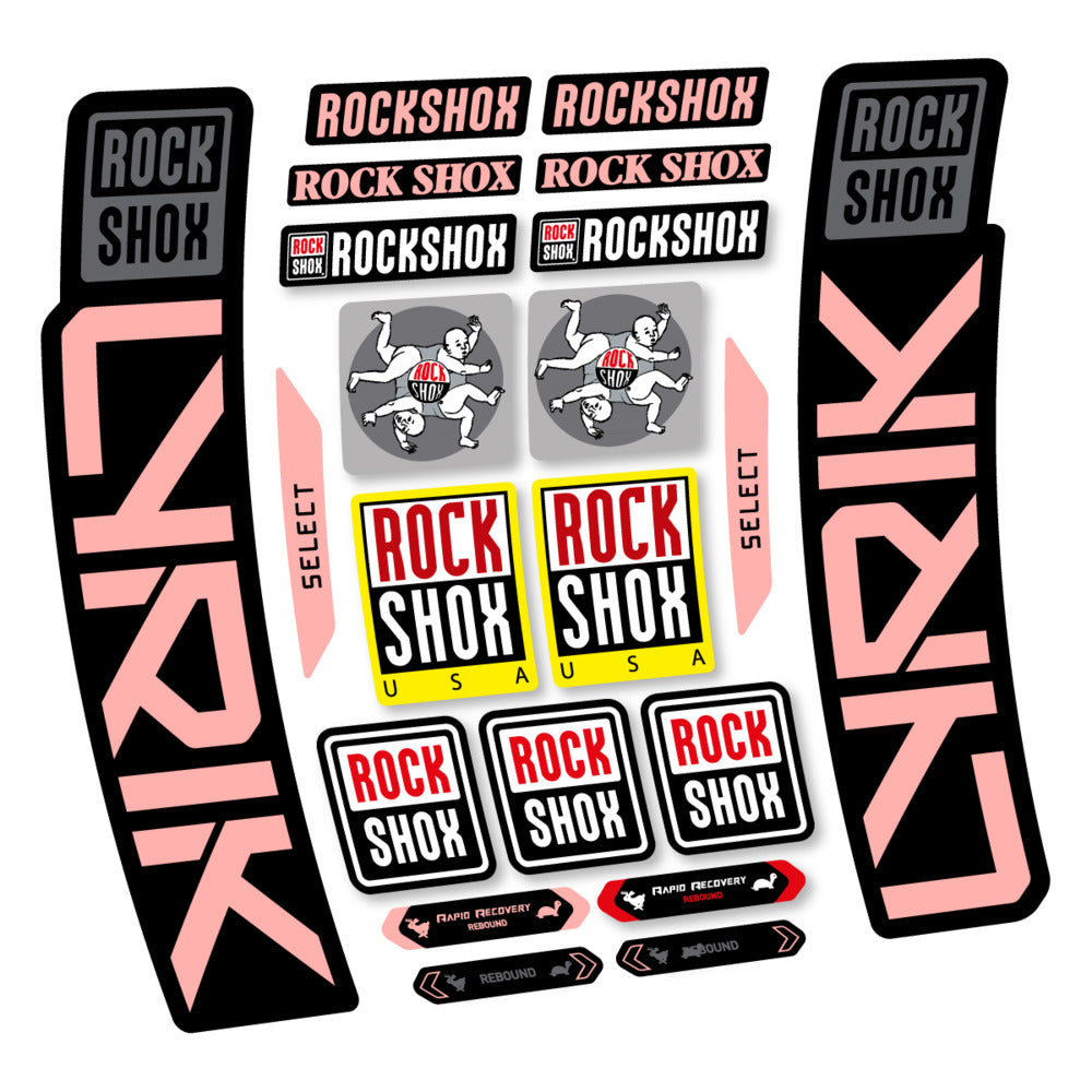 Stickers RockShox Lyrik Select 2027 compatibles - Autocollants fourche VTT