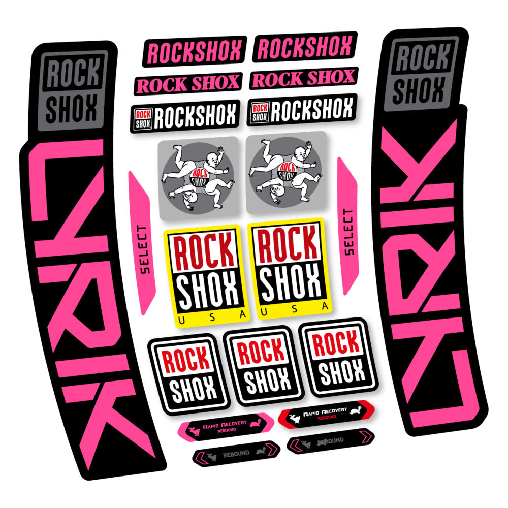 Stickers RockShox Lyrik Select 2027 compatibles - Autocollants fourche VTT