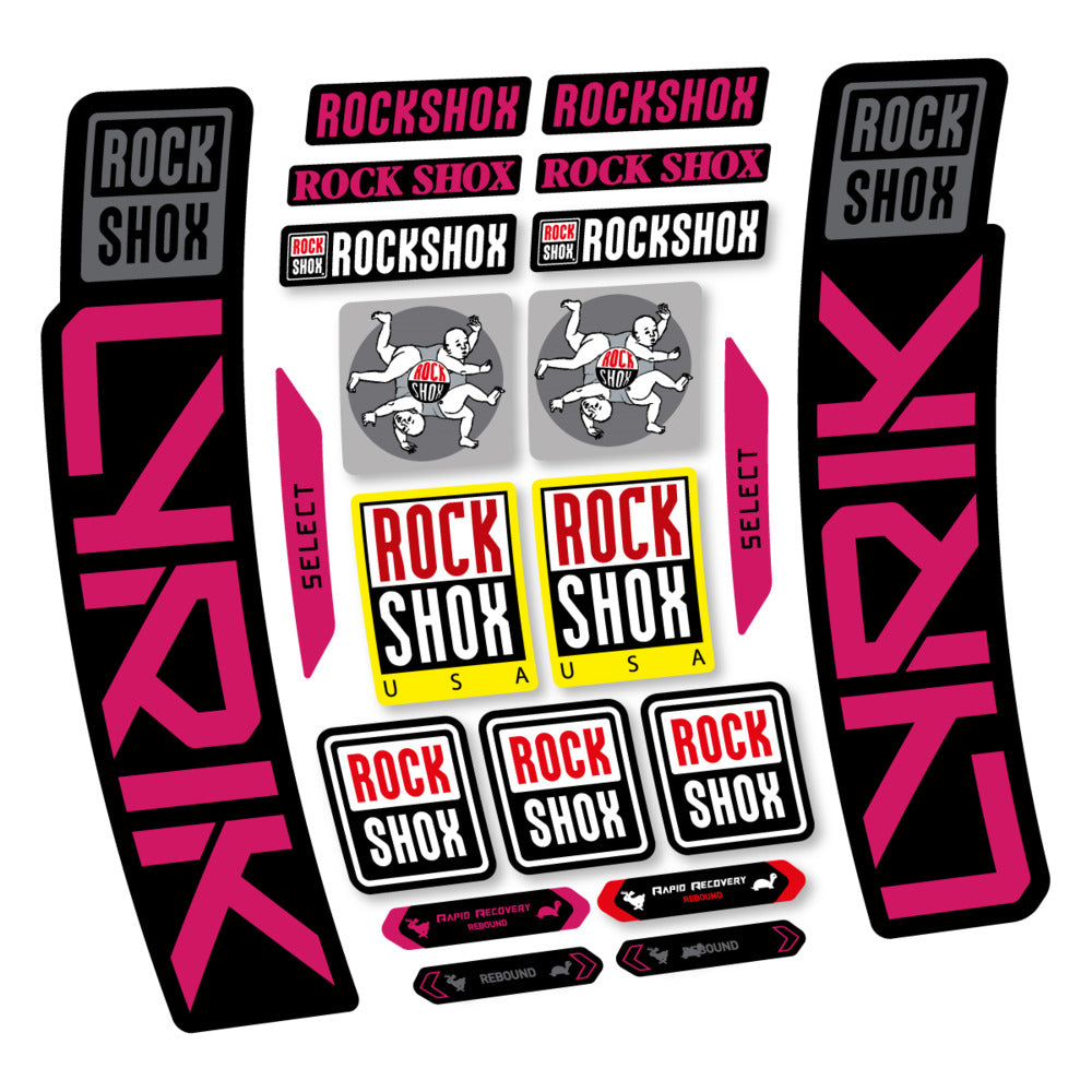 Stickers RockShox Lyrik Select 2027 compatibles - Autocollants fourche VTT