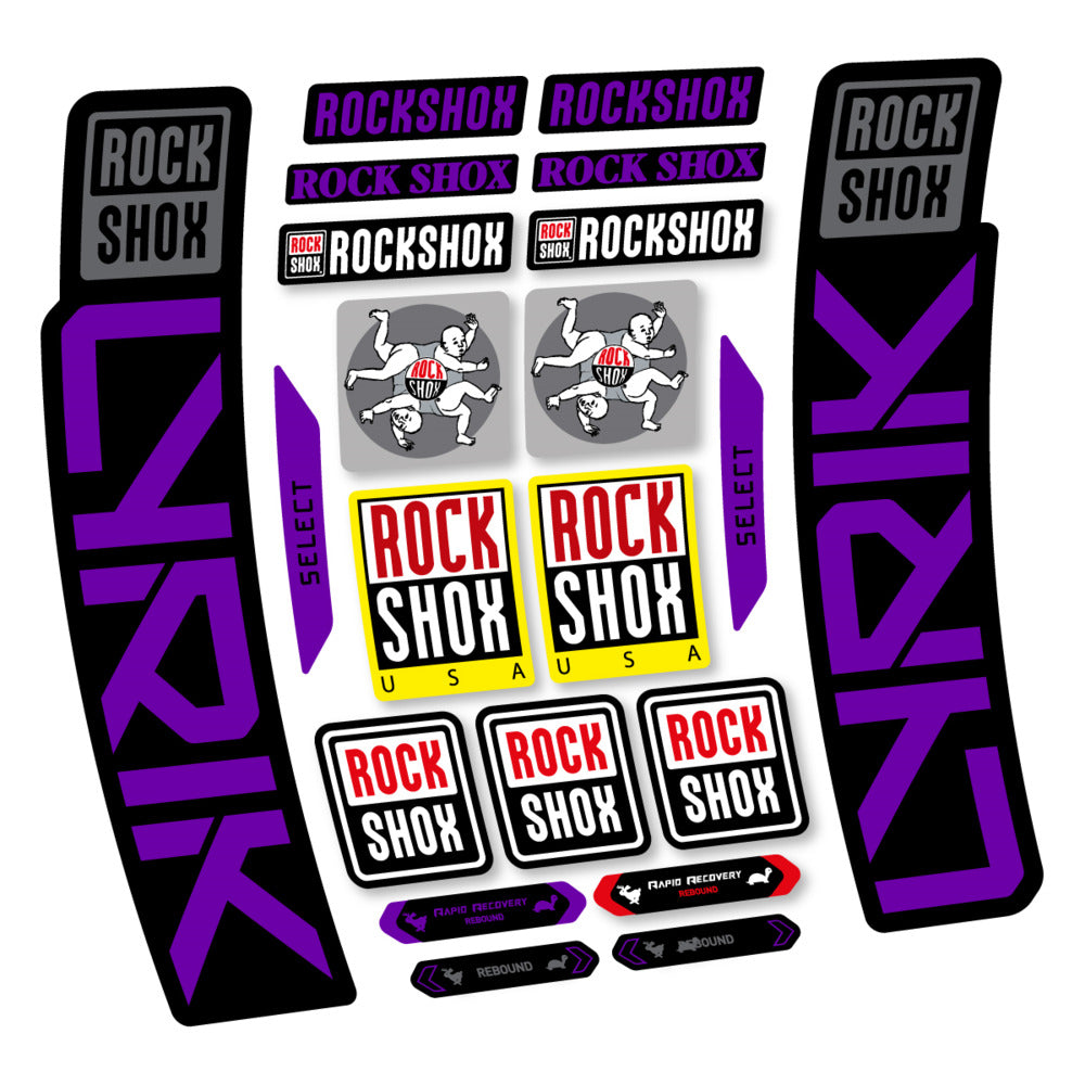 Stickers RockShox Lyrik Select 2027 compatibles - Autocollants fourche VTT