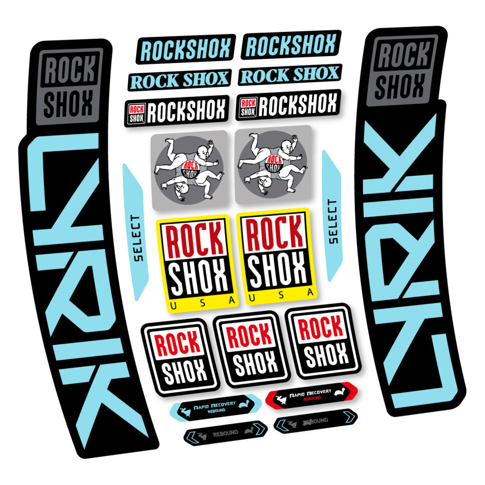 Stickers RockShox Lyrik Select 2027 compatibles - Autocollants fourche VTT