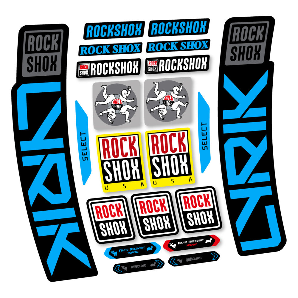 Stickers RockShox Lyrik Select 2027 compatibles - Autocollants fourche VTT