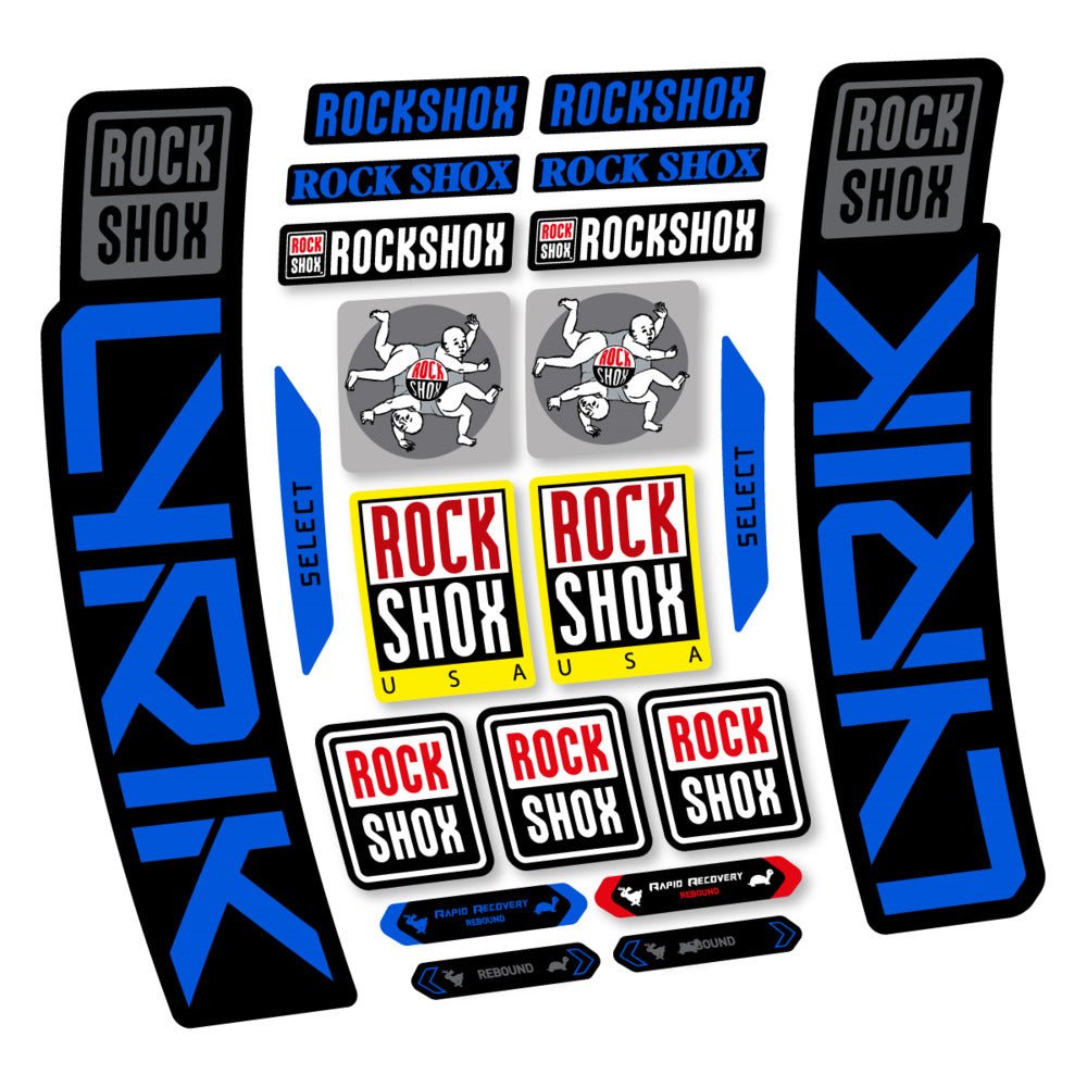 Stickers RockShox Lyrik Select 2027 compatibles - Autocollants fourche VTT