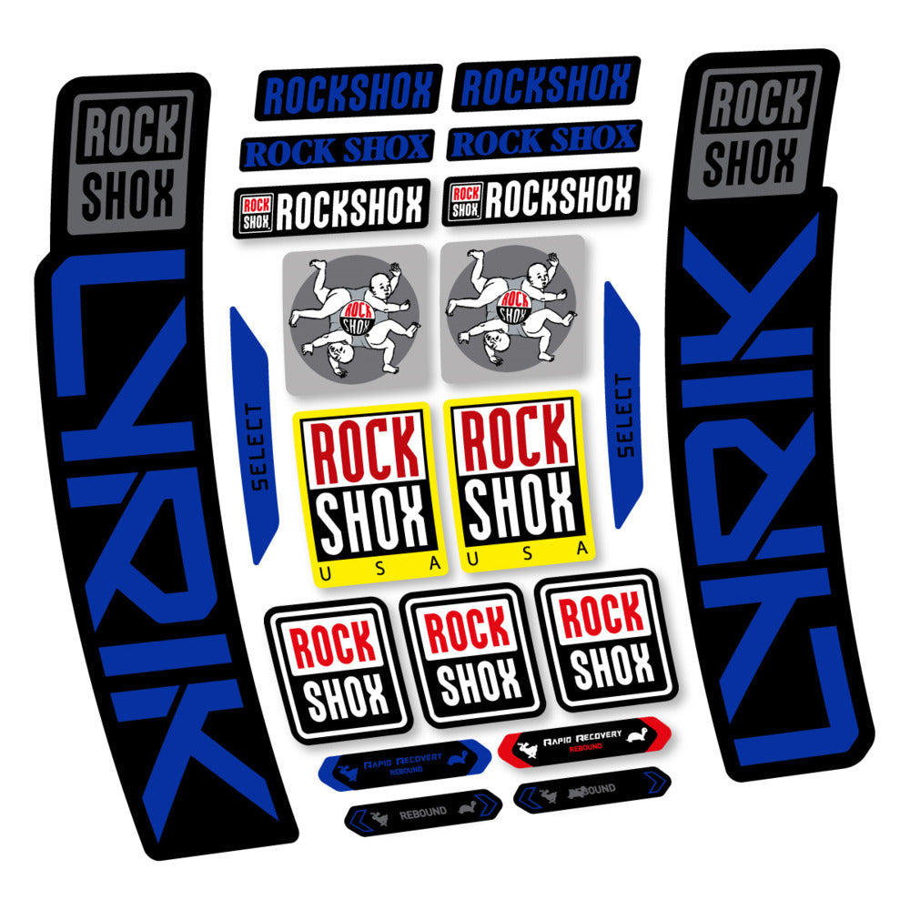 Stickers RockShox Lyrik Select 2027 compatibles - Autocollants fourche VTT