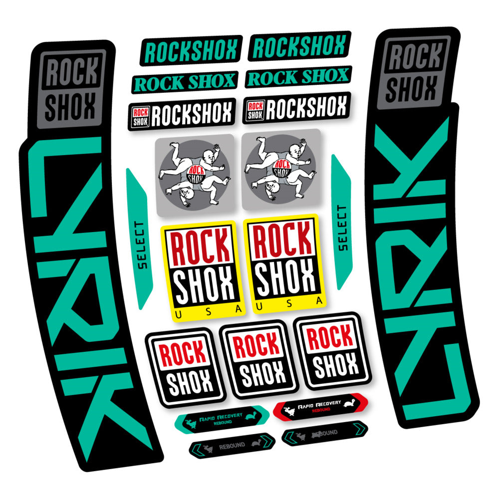 Stickers RockShox Lyrik Select 2027 compatibles - Autocollants fourche VTT