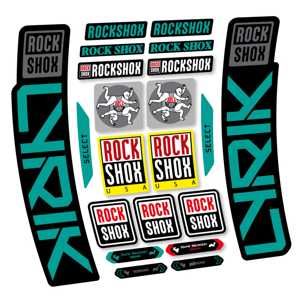 Stickers RockShox Lyrik Select 2027 compatibles - Autocollants fourche VTT