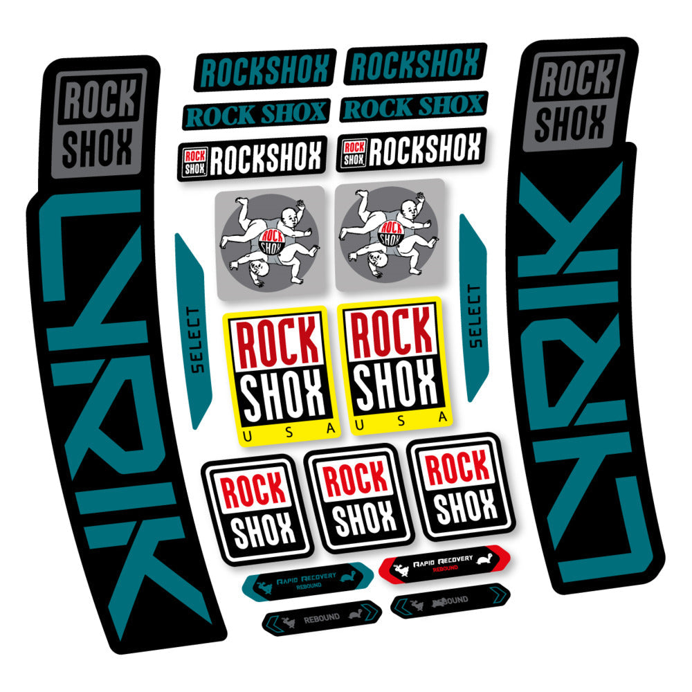 Stickers RockShox Lyrik Select 2027 compatibles - Autocollants fourche VTT