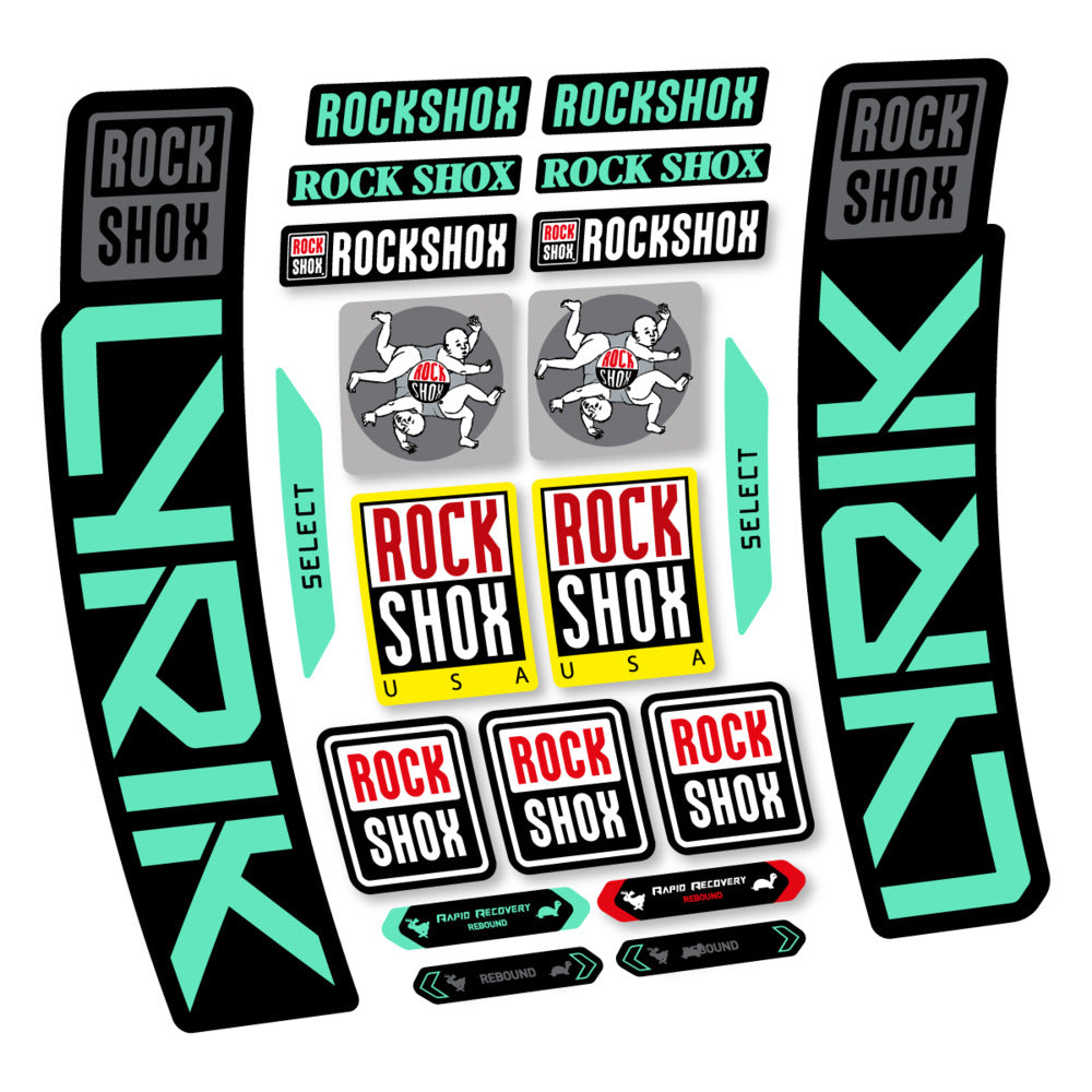 Stickers RockShox Lyrik Select 2027 compatibles - Autocollants fourche VTT