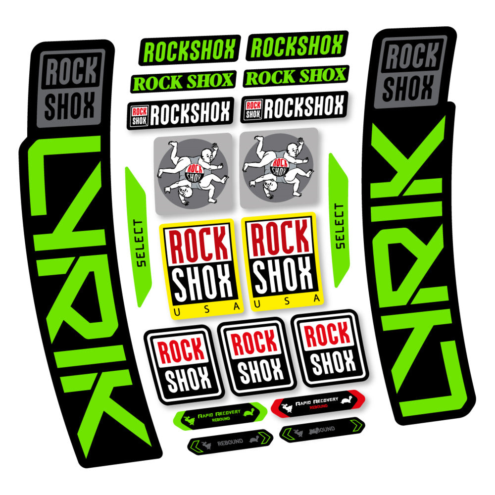 Stickers RockShox Lyrik Select 2027 compatibles - Autocollants fourche VTT