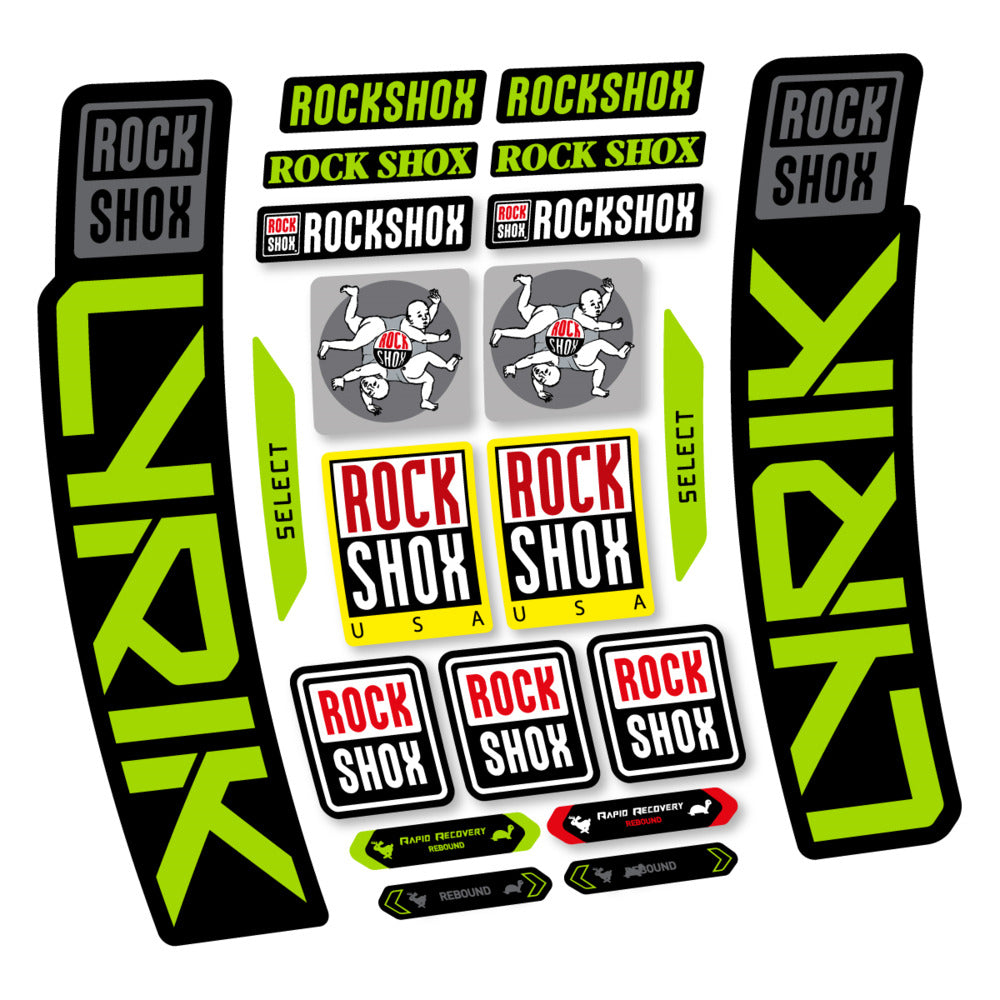 Stickers RockShox Lyrik Select 2027 compatibles - Autocollants fourche VTT