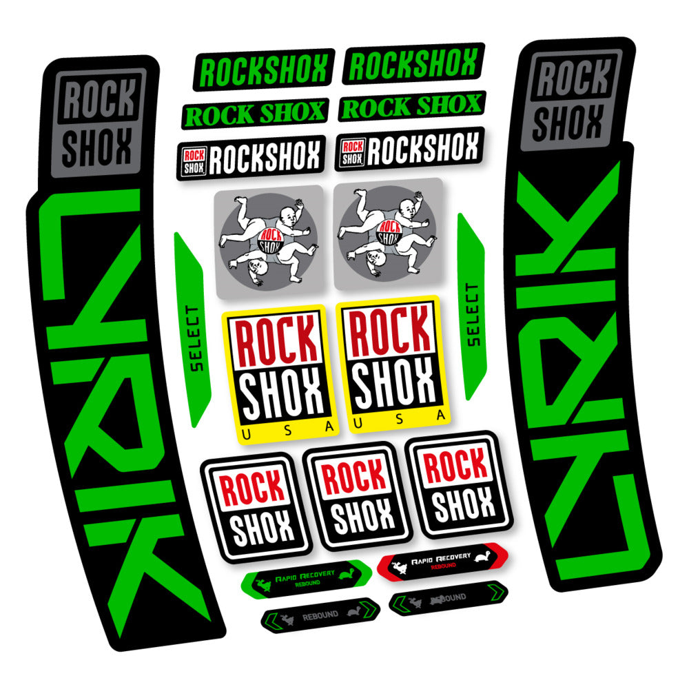 Stickers RockShox Lyrik Select 2027 compatibles - Autocollants fourche VTT