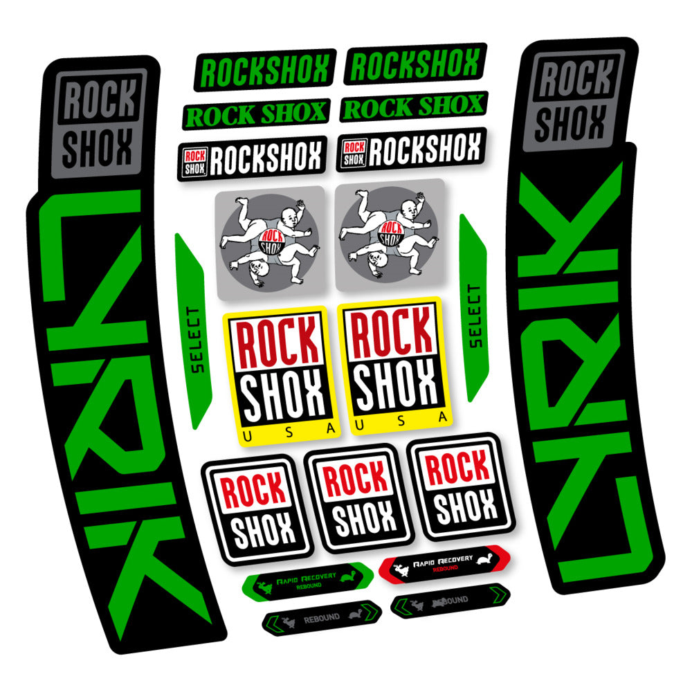 Stickers RockShox Lyrik Select 2027 compatibles - Autocollants fourche VTT