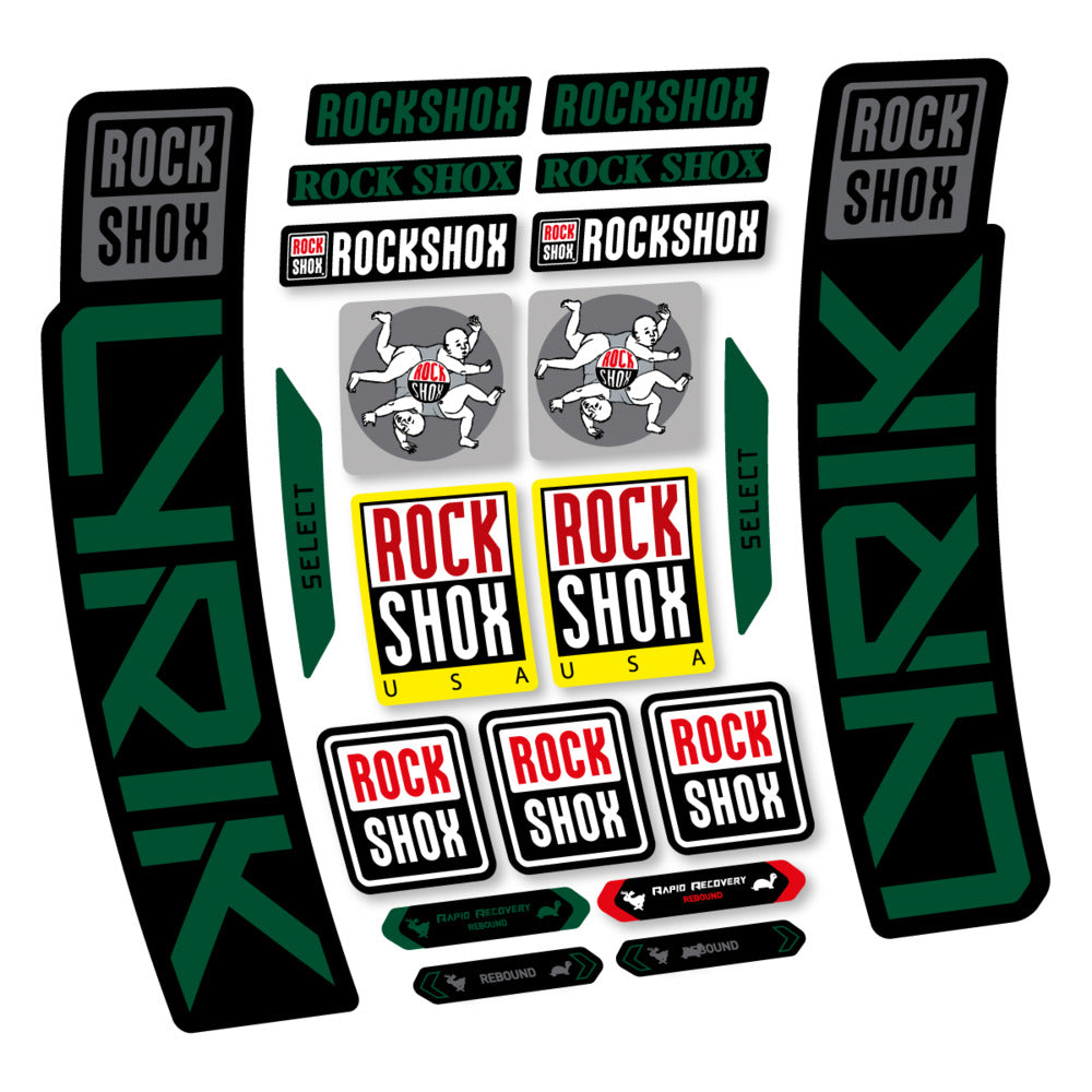 Stickers RockShox Lyrik Select 2027 compatibles - Autocollants fourche VTT