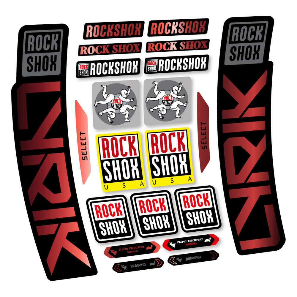 Stickers RockShox Lyrik Select 2027 compatibles - Autocollants fourche VTT